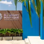 Entrance to Blu Monkey Boutique Naiharn Beach Phuket on Sai Yuan Road