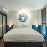 Bedroom in the Orangutan Pod Suite at Blu Monkey Boutique Naiharn Beach Phuket